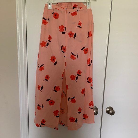 Pink Linen Floral 2-piece Set XS - Picture 7 of 12